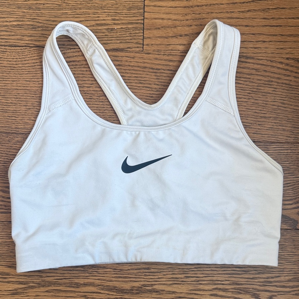 Nike Women's white Sports Bra